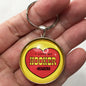 Vintage Hooker Headers Logo 1.2" Diameter Keychain