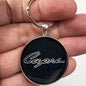 Vintage Mercury Capri Emblem Badge Logo 1.2" Diameter Keychain