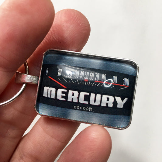 1967-1972 Mercury Truck 100 MPH Speedometer Gauge 1" x 1.25" Diameter Keychain