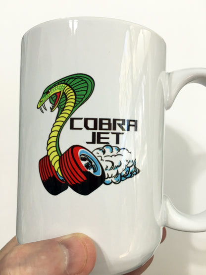 Ford Cobra Mustang Emblem and Logo Large 15 oz. Mug
