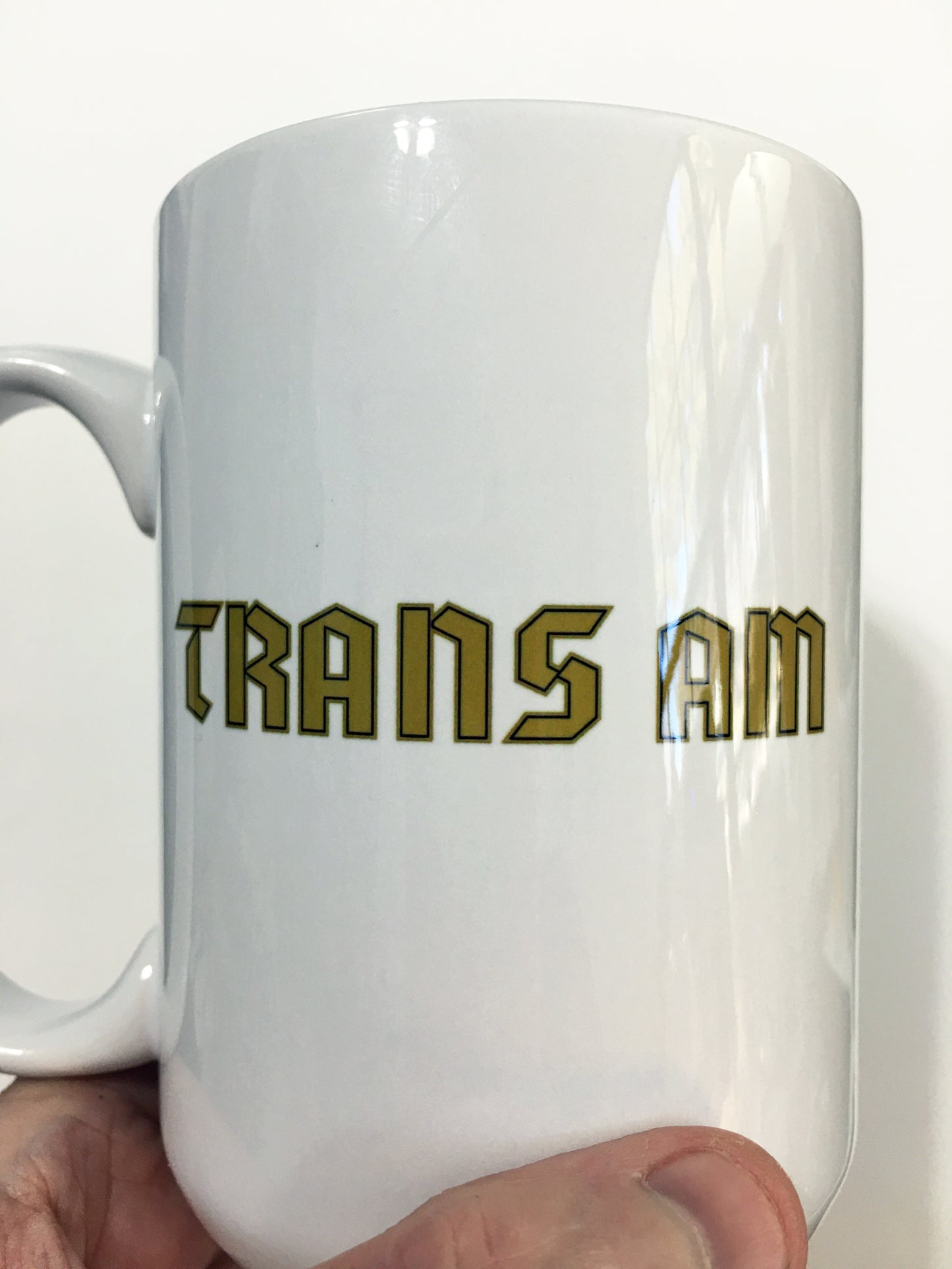 Vintage Pontiac Firebird Trans Am Emblem Badge LARGE 15 oz. Ceramic Mug