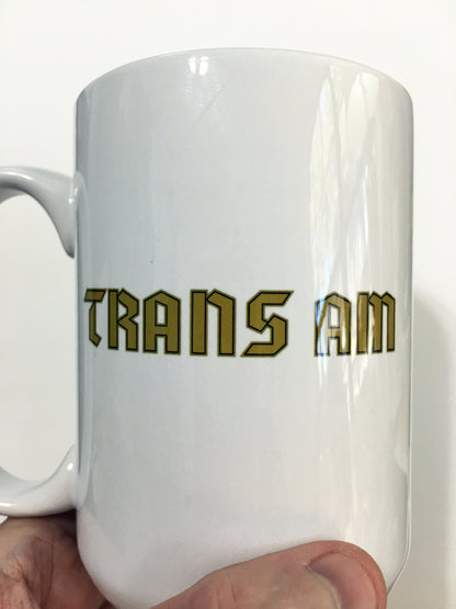 Vintage Pontiac Firebird Trans Am Emblem Badge LARGE 15 oz. Ceramic Mug