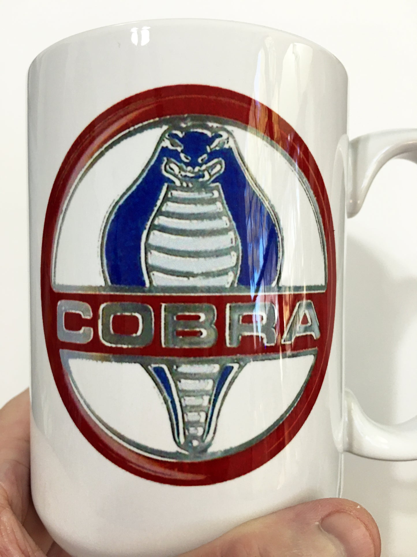Ford Shelby Cobra Mustang Emblem and Logo Large 15 oz. Mug