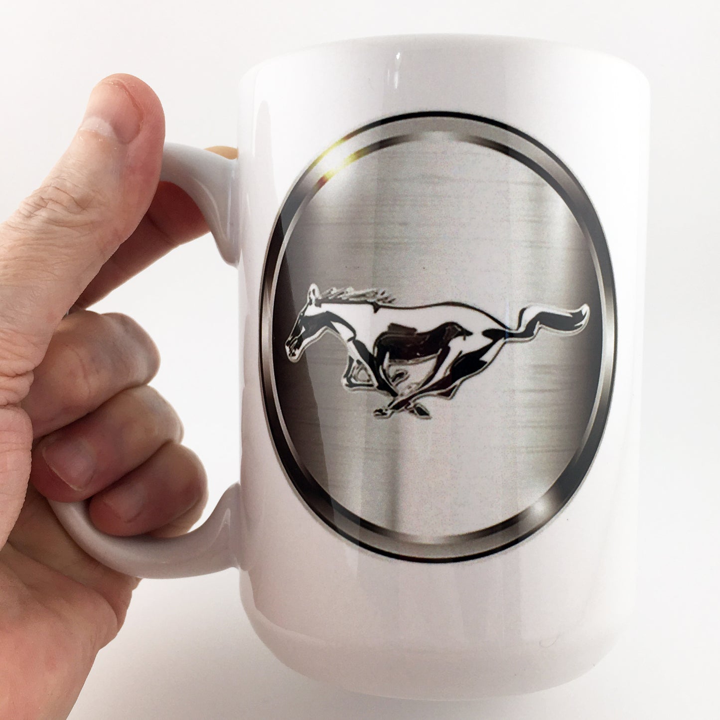 Ford Mustang Mach 1 Emblem and Logo Large 15 oz. Mug