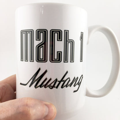 Ford Mustang Mach 1 Emblem and Logo Large 15 oz. Mug