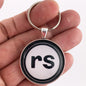 Vintage Chevrolet Camaro RS Chrome Horn Button Door Emblem Badge 1.2" Keychain