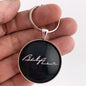 Vintage Chevy Bel Air Chrome Glove Box Fender Emblem 1.2" Keychain