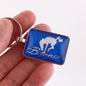 Vintage Ford Bronco Fender Emblem 1" x 1.25" Diameter Keychain