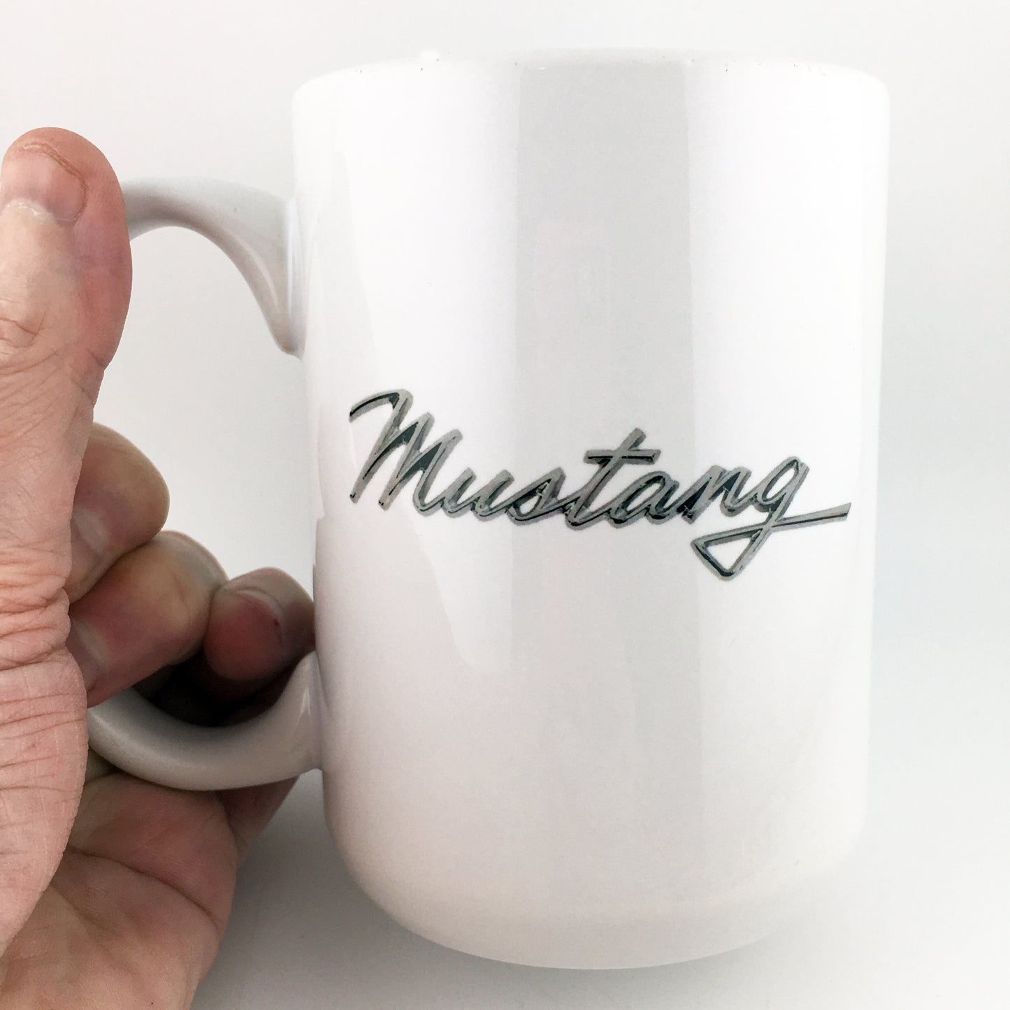 Ford Shelby Mustang Emblem and Logo Large 15 oz. Mug