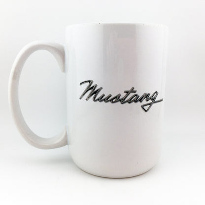 Ford Shelby Mustang Emblem and Logo Large 15 oz. Mug