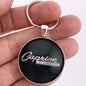 Vintage Caprice By Chevrolet Badge Emblem 1.2" Diameter Keychain