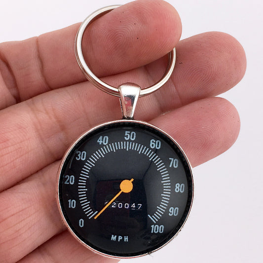 Vintage 1967-1972 Chevrolet Truck 100 MPH Speedometer 1.2" Keychain