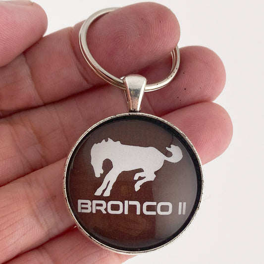 1989-1990 Ford Bronco II  Emblem Badge Ornament Logo 1.2" Diameter Keychain