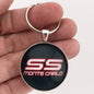 Vintage Chevrolet SS Monte Carlo Emblem Badge Logo 1.2" Keychain