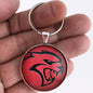 Vintage Dodge Hellcat Emblem Badge Ornament Logo 1.2" Diameter Keychain