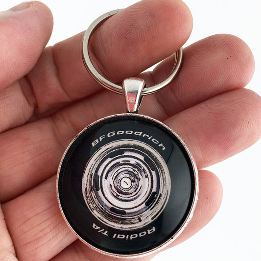 Vintage Chevrolet Monte Carlo Rally Wheel 1.2" Diameter Keychain