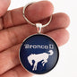 1984-1988 Ford Bronco II  Emblem Badge Ornament Logo 1.2" Diameter Keychain