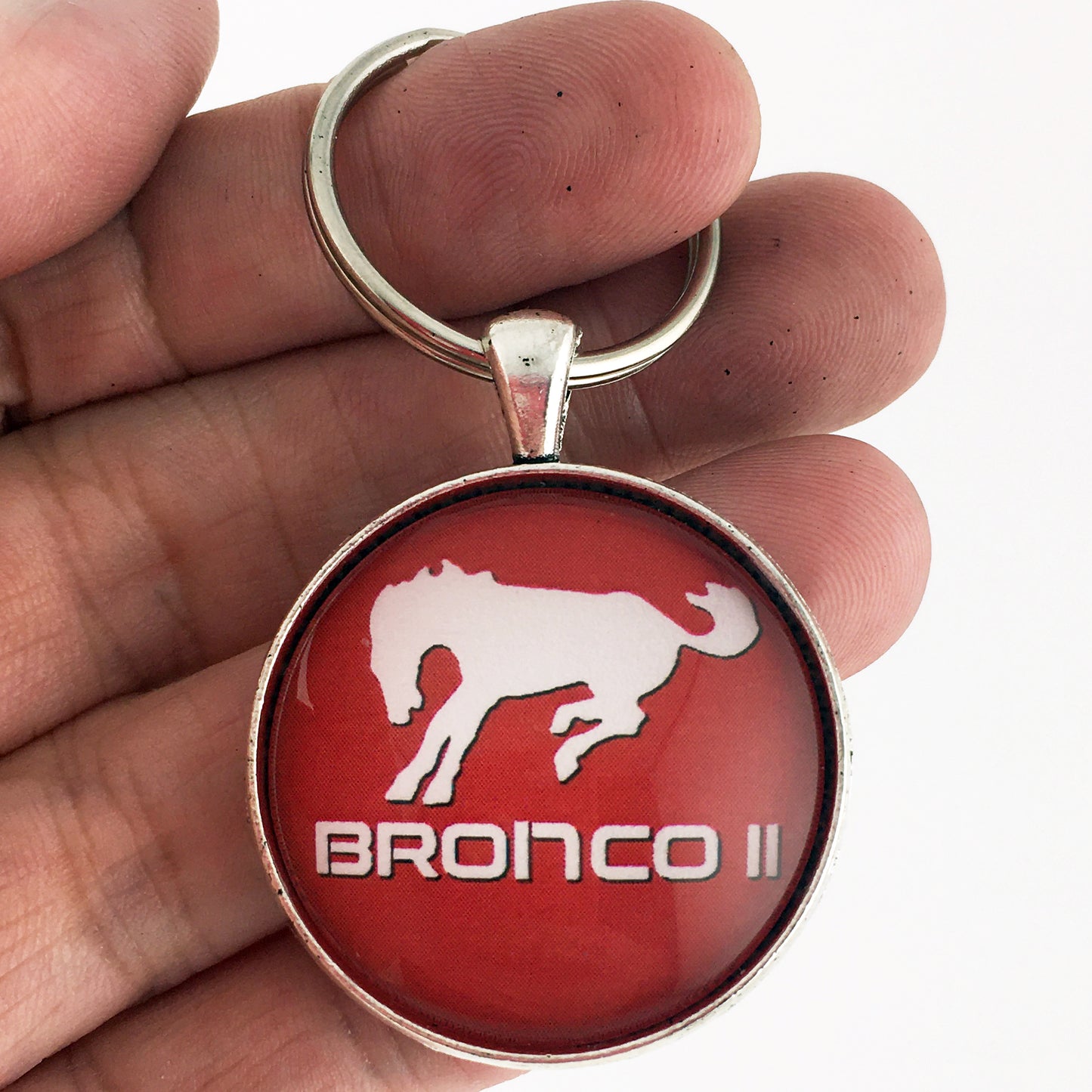 1989-1990 Ford Bronco II  Emblem Badge Ornament Logo 1.2" Diameter Keychain