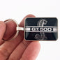 Ford Mustang Black GT 500 Rocker Emblem Decal 1 x 1.25 Keychain