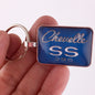 Vintage Chevelle SS 396 Chrome Badge Emblem 1.2" Diameter Keychain
