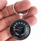 Vintage Jeep 90 MPH Speedometer 1955-1979 1.2" Keychain
