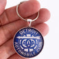 Vintage Detroit Automobile Club AAA Sign 1.2" Diameter Keychain