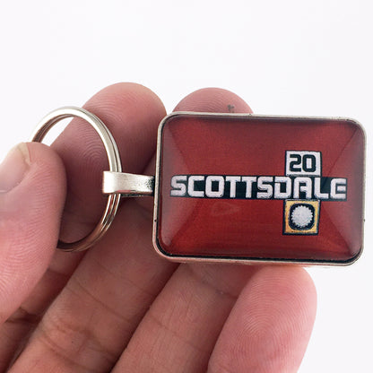 Vintage Chevrolet Scottsdale 20 Fender Emblem 1 x 1.25 Keychain
