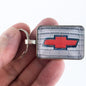Vintage Chevrolet Bowtie Grille Emblem 1 x 1.25 Keychain