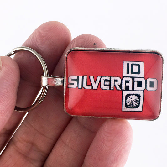 Vintage Chevrolet Silverado 10 Fender Emblem 1 x 1.25 Keychain