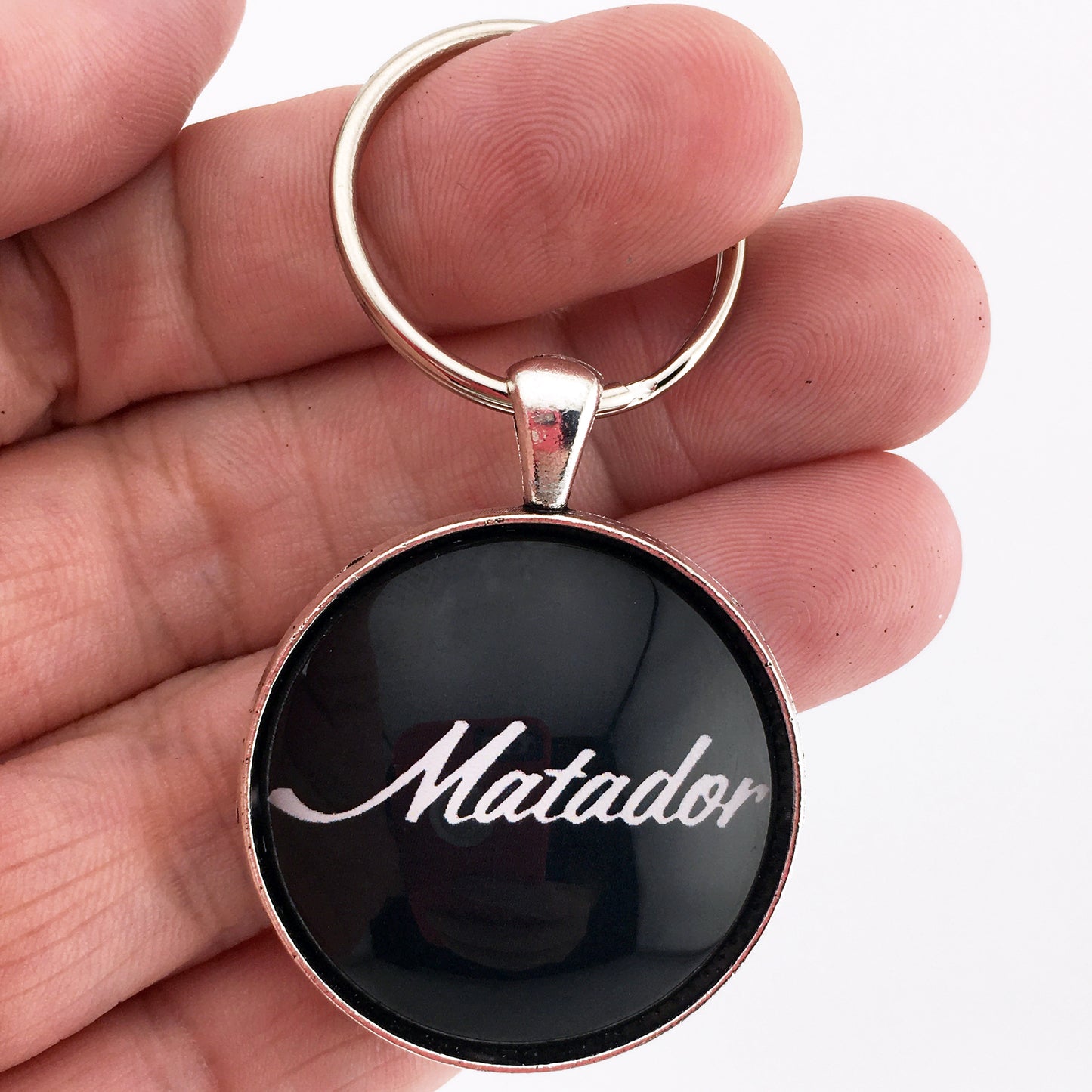 American Motors Corporation Matador Emblem Badge 1.2" Keychain