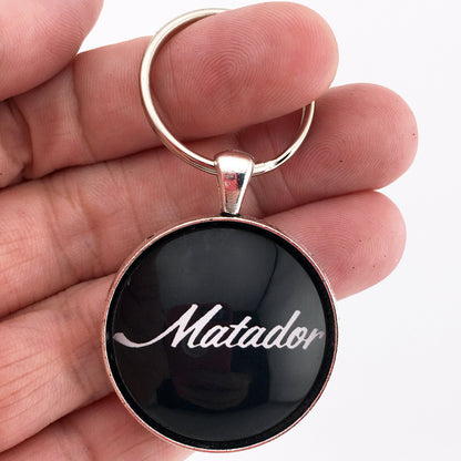 American Motors Corporation Matador Emblem Badge 1.2" Keychain