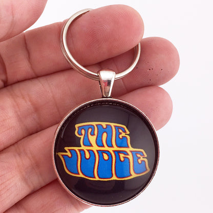 Vintage Pontiac GTO The Judge Decal Emblem 1.2" Diameter Keychain