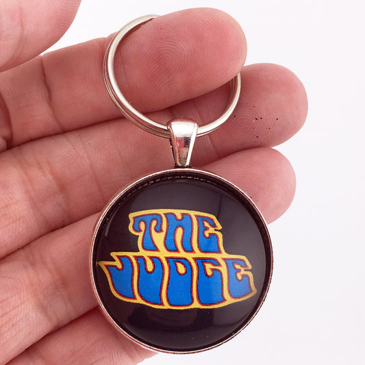 Vintage Pontiac GTO The Judge Decal Emblem 1.2" Diameter Keychain