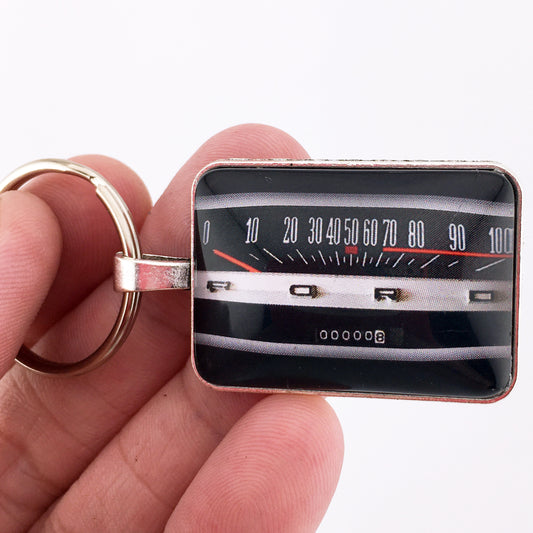 1967-1972 Ford F100 Truck 100 MPH Speedometer Gauge 1" x 1.25" Diameter Keychain