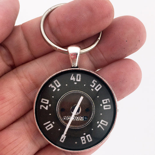 Vintage 1949-1951 Chevrolet Truck 80 MPH Speedometer 1.2" Keychain