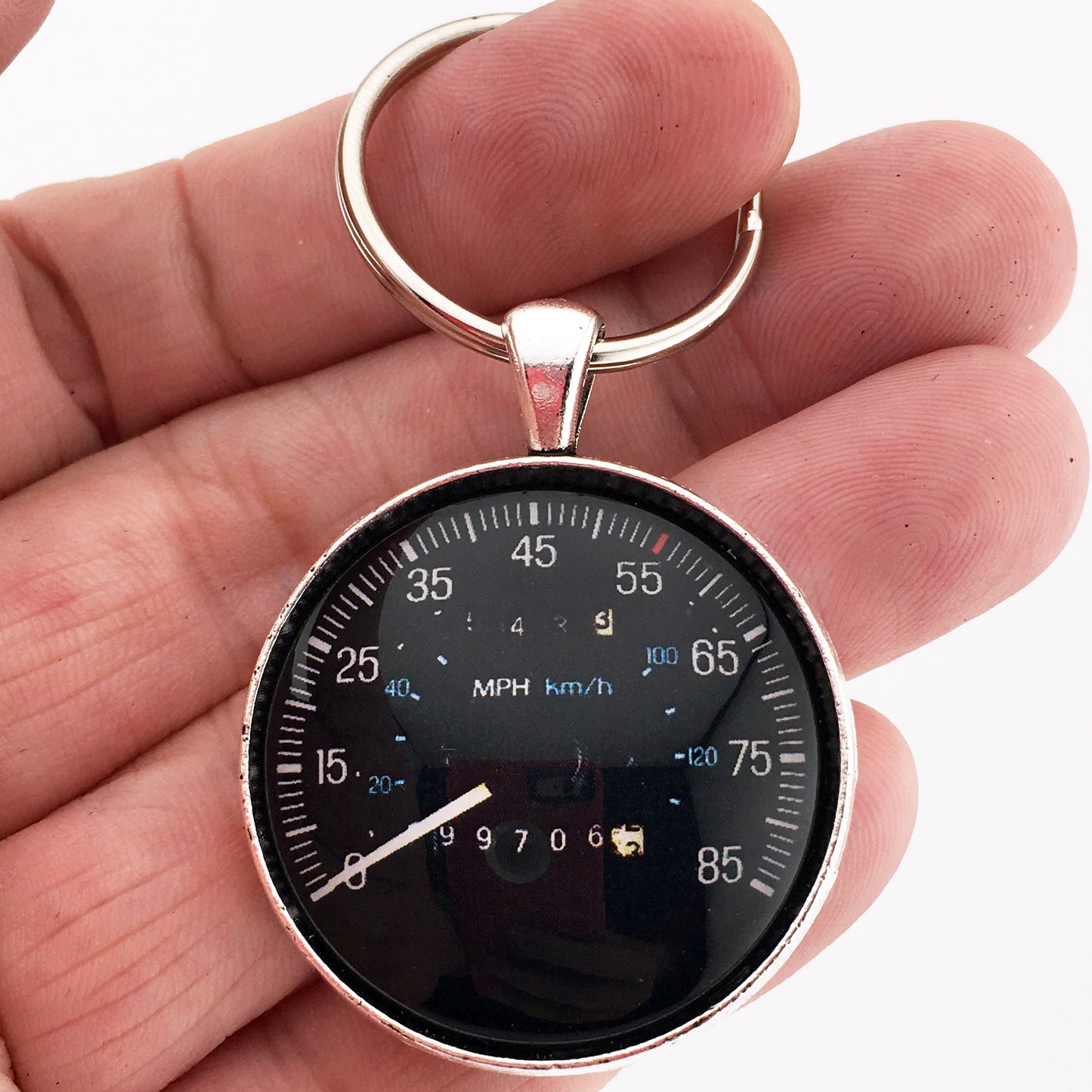 1987-1991 Ford Truck 85 MPH Speedometer Gauge 1.2" Diameter Keychain