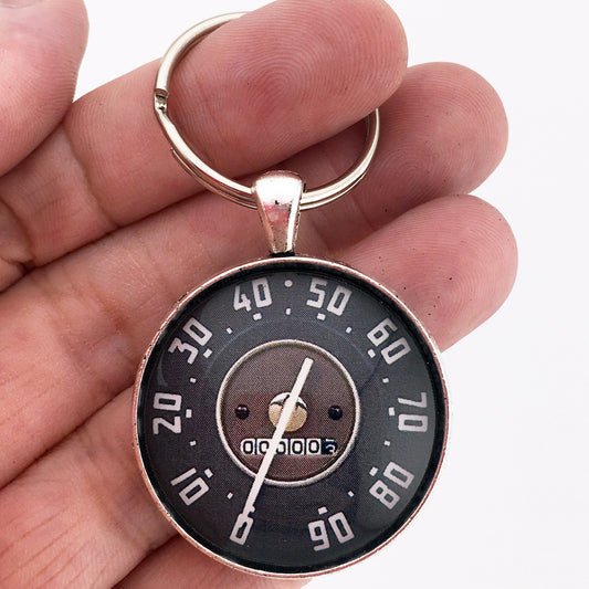 Vintage 1950-1953 Chevrolet Truck 90 MPH Speedometer 1.2" Keychain