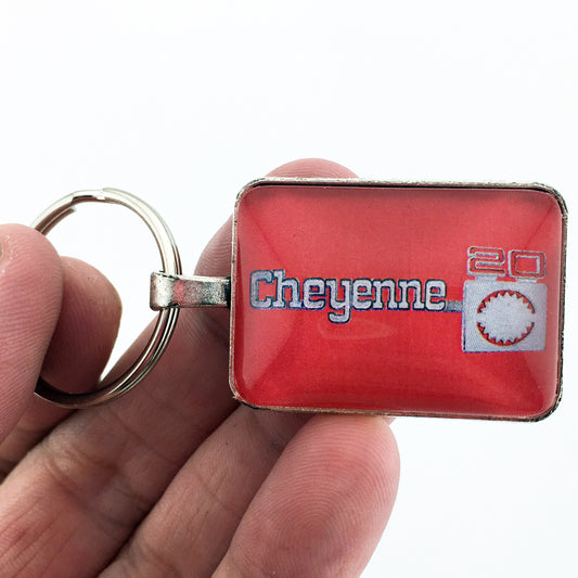 Vintage Chevrolet Cheyenne 20 Fender Emblem 1 x 1.25 Keychain