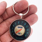 Vintage Harley Davidson 1953-1961 Harley Panhead 120 MPH Speedometer 1.2" Keychain