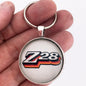 1970's Chevrolet Camaro Z28 Red Decal Grille Emblem Badge 1.2" Keychain