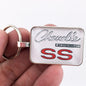 Vintage Chevelle SS By Chevrolet Chrome Badge Emblem 1.2" Diameter Keychain