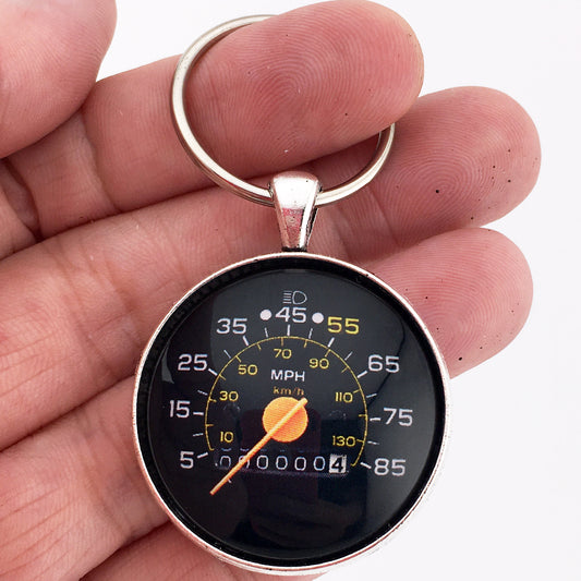 Vintage Chevrolet 1979-1986 Camaro 85 MPH Speedometer 1.2" Keychain