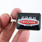 Vintage Ford F100 Twin I Beam Truck Fender Emblem 1" x 1.25" Diameter Keychain