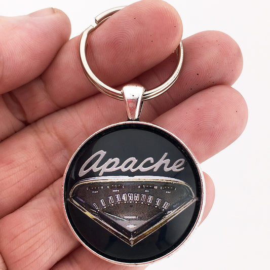 Vintage 1955-1959 Chevrolet Apache Truck 100 MPH Speedometer 1.2" Keychain