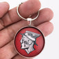 Vintage Mercury Merc Man Emblem Badge Logo 1.2" Diameter Keychain