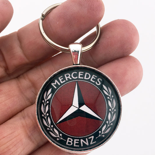 1926-1933 Mercedes Benz Emblem Badge Logo Ornament 1.2" Diameter Keychain