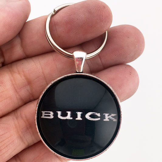 Vintage Buick Emblem Badge 1.2" Keychain