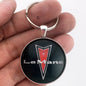 Vintage Pontiac LeMans Fender emblem Badge Ornament 1.2" Diameter Keychain
