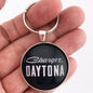 Vintage Dodge Charger Daytona Emblem Badge Ornament Logo 1.2" Diameter Keychain