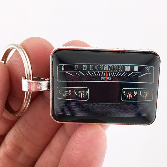 Vintage 1964-1966 Chevrolet Truck 120 MPH Speedometer 1 x 1.25 Keychain